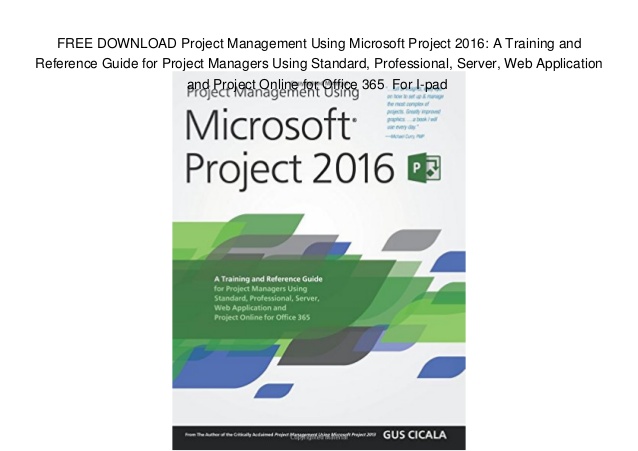 Microsoft project management software free